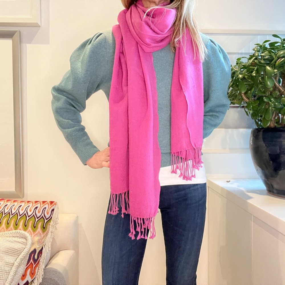 Pink Pashmina - Picture 2 of 7